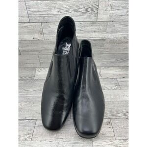 Mephisto Air-Jet‎ Black Lizard Embossed Leather Slip On Loafers Shoes Women Sz 9